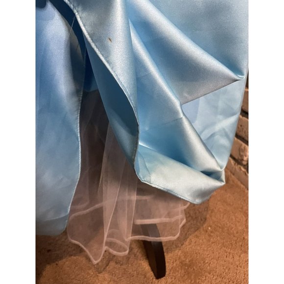 VinatagY2K 90's Urban Girls Teal Princess Prom dress 3/4 Breakfast At Tiffany's - Picture 3 of 12